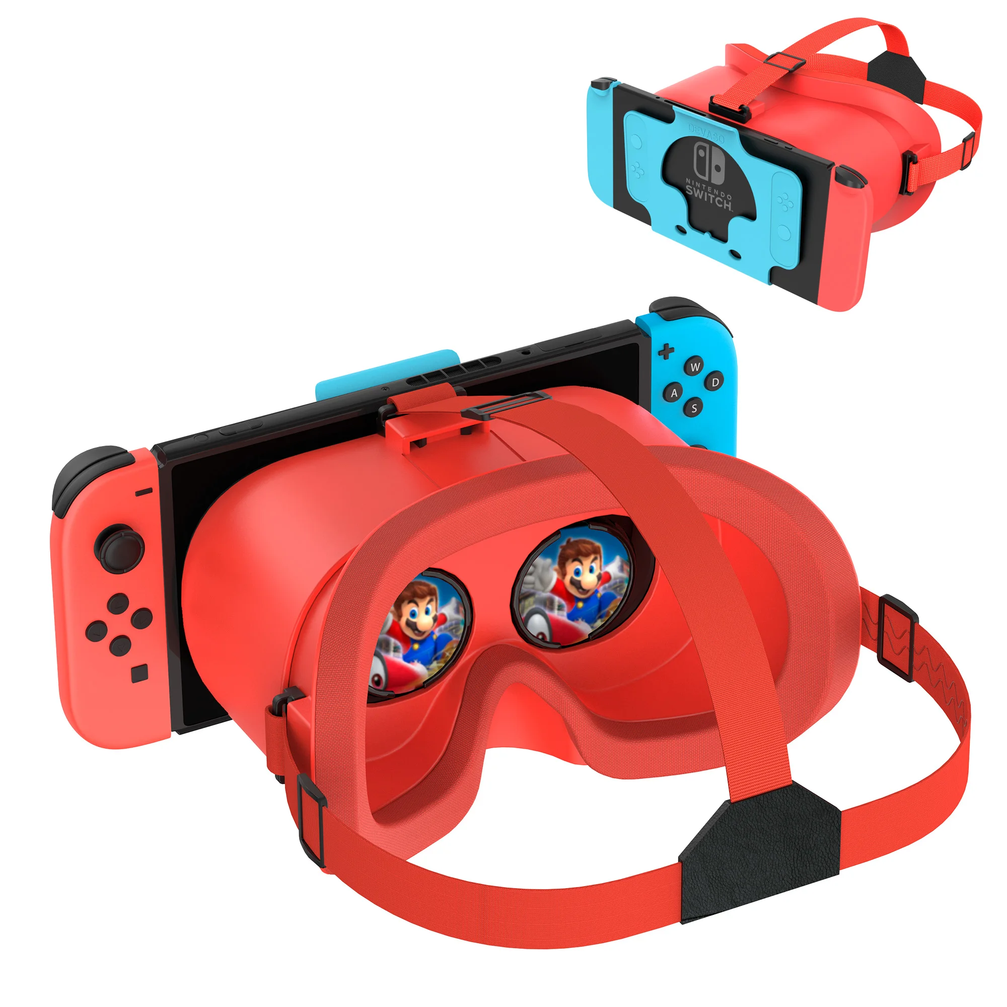 Casque VR amélioré pour Nintendo Switch & Switch OLED, lunettes de réalité virtuelle Switch avec lentilles HD réglables et confortables