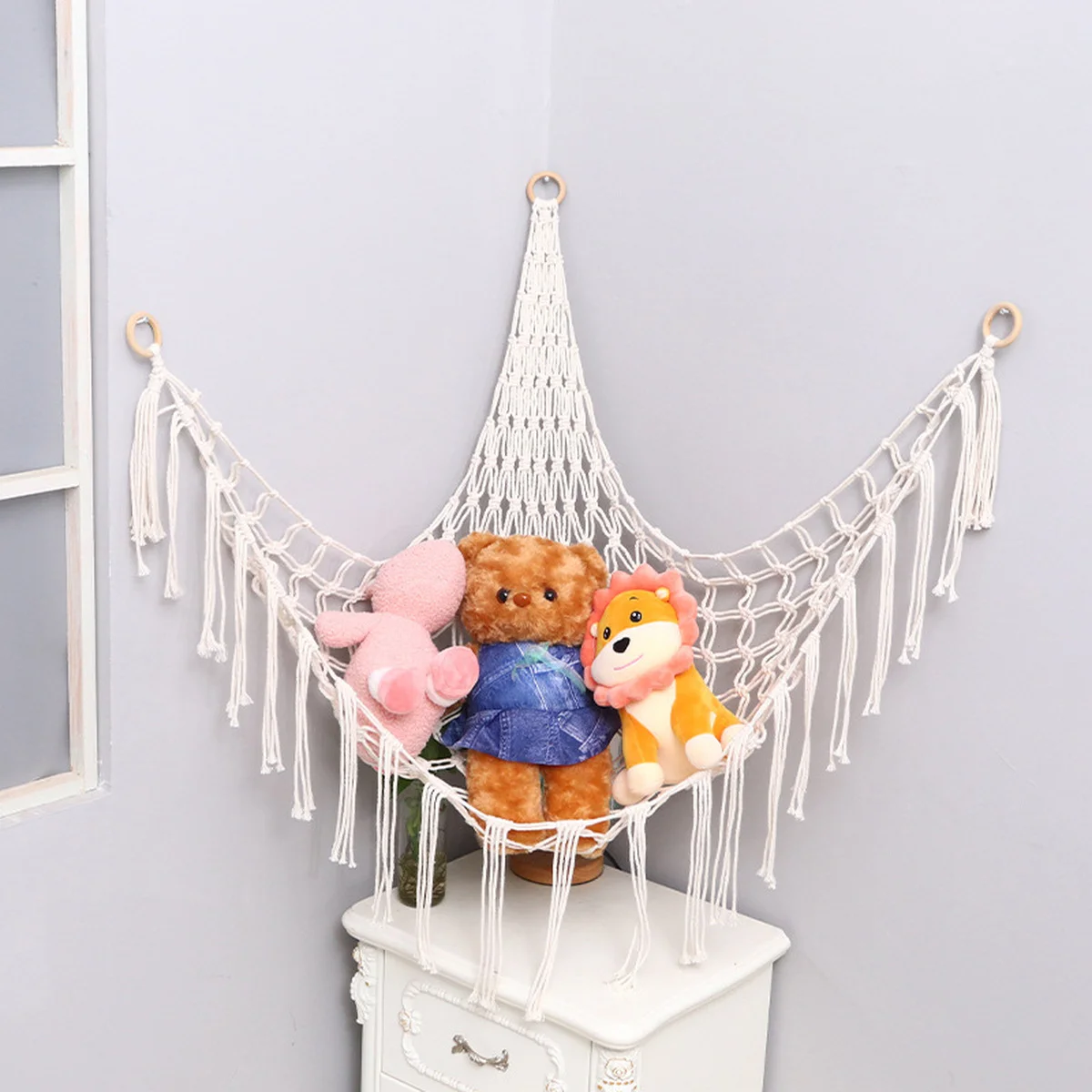 Stuffed Animal Storage Net Hammock Plush Holder Plush Toys Organizer Wall Hangings  Stuffed Animal Holder For Playroom Nursery - AliExpress