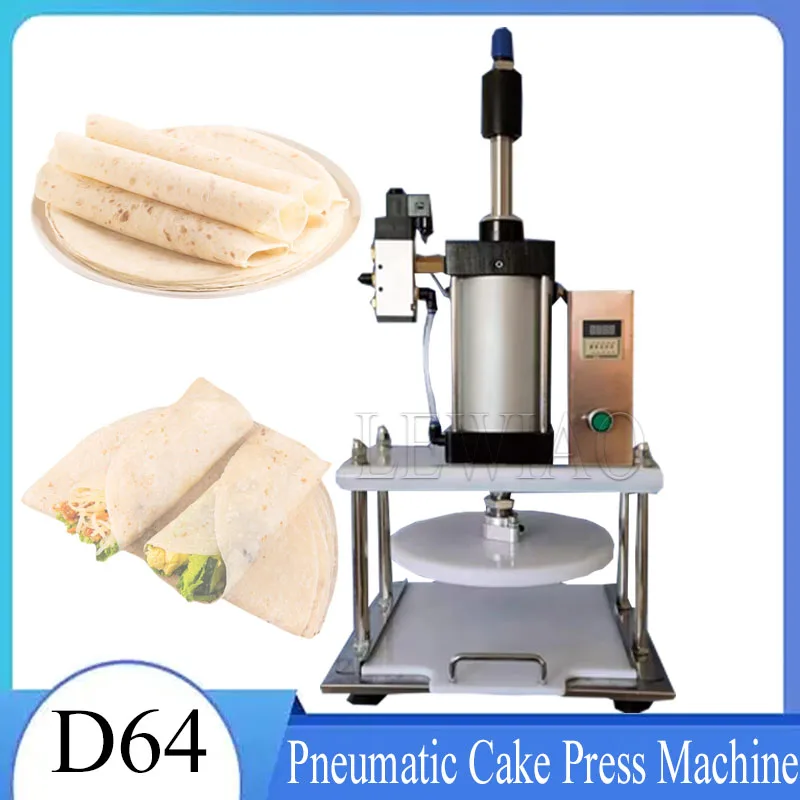 

Pneumatic Bread Cake Crepe Tortilla Making Machine Mexican Thin Pancake Press Machine