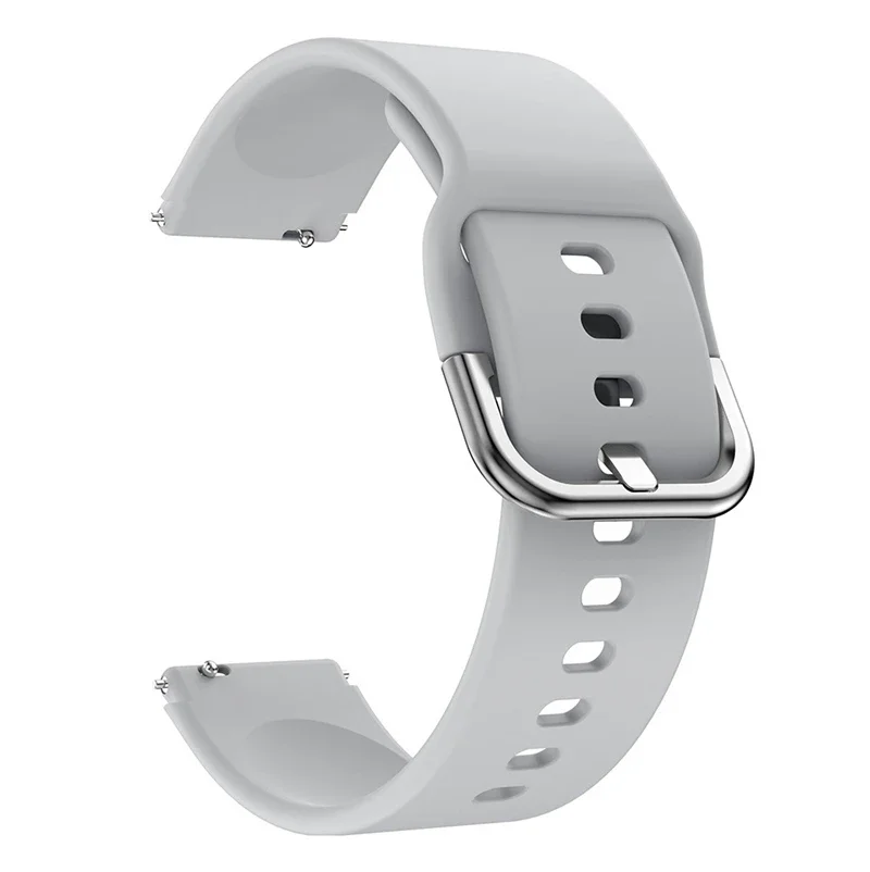 Sport Silicone Bracelet Band, 16mm 18mm, Adjustable Wristband Strap