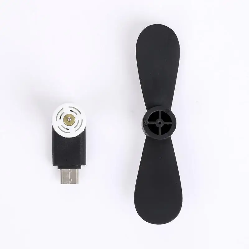 Hand Fan Portable Fan Cell Phone Fan Mini Portable Fan 1~10PCS Mini USB Fan Flexible Cooling hand Fan portable Summer Cooler Cool for phone ipad Android phone Type C plug Dropshopping