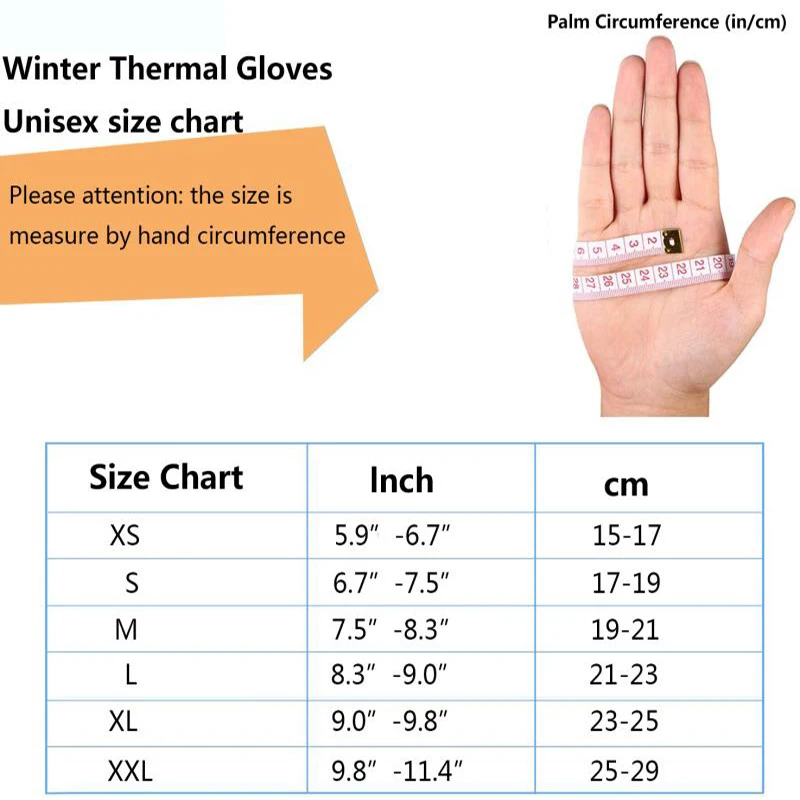 Waterproof Winter Ski Gloves 3M Thinsulate Touchscreen Thermal Outdoor Snowboard Gloves Motorcycle Bike Cycling Gloves Men Women 6