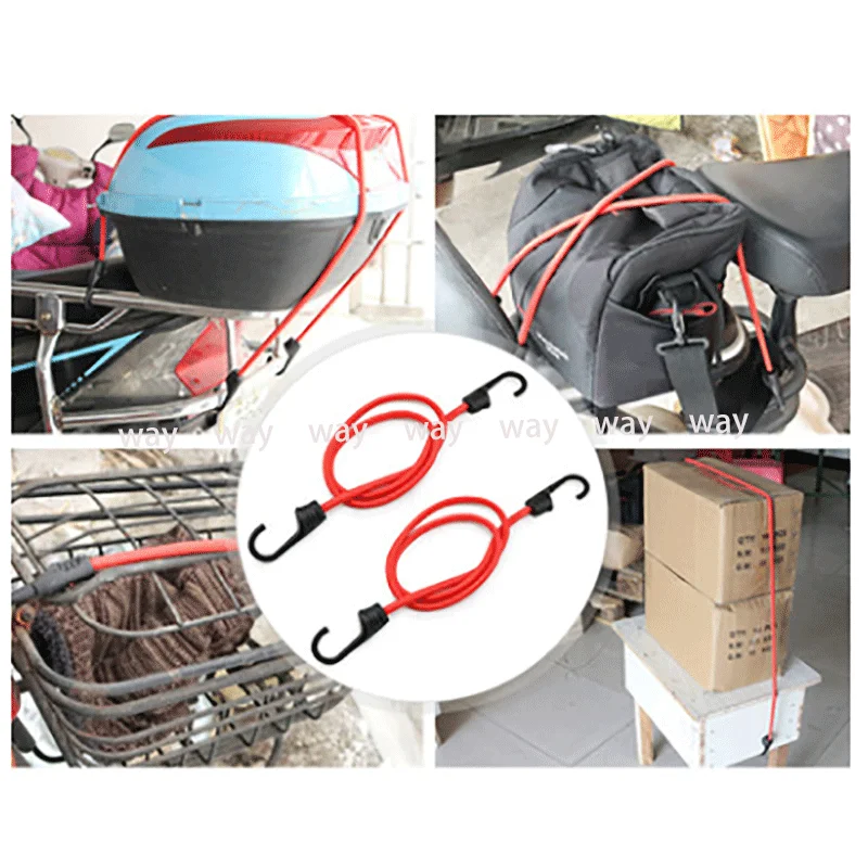 Elastic Bungee Cords with Hooks Rope Luggage Packing Strap Cargo Net for Motorcycle Bike Travel Camping Hiking 9/12PCS cargo straps cargo tie down strap tie down straps lashing strap bungee straps