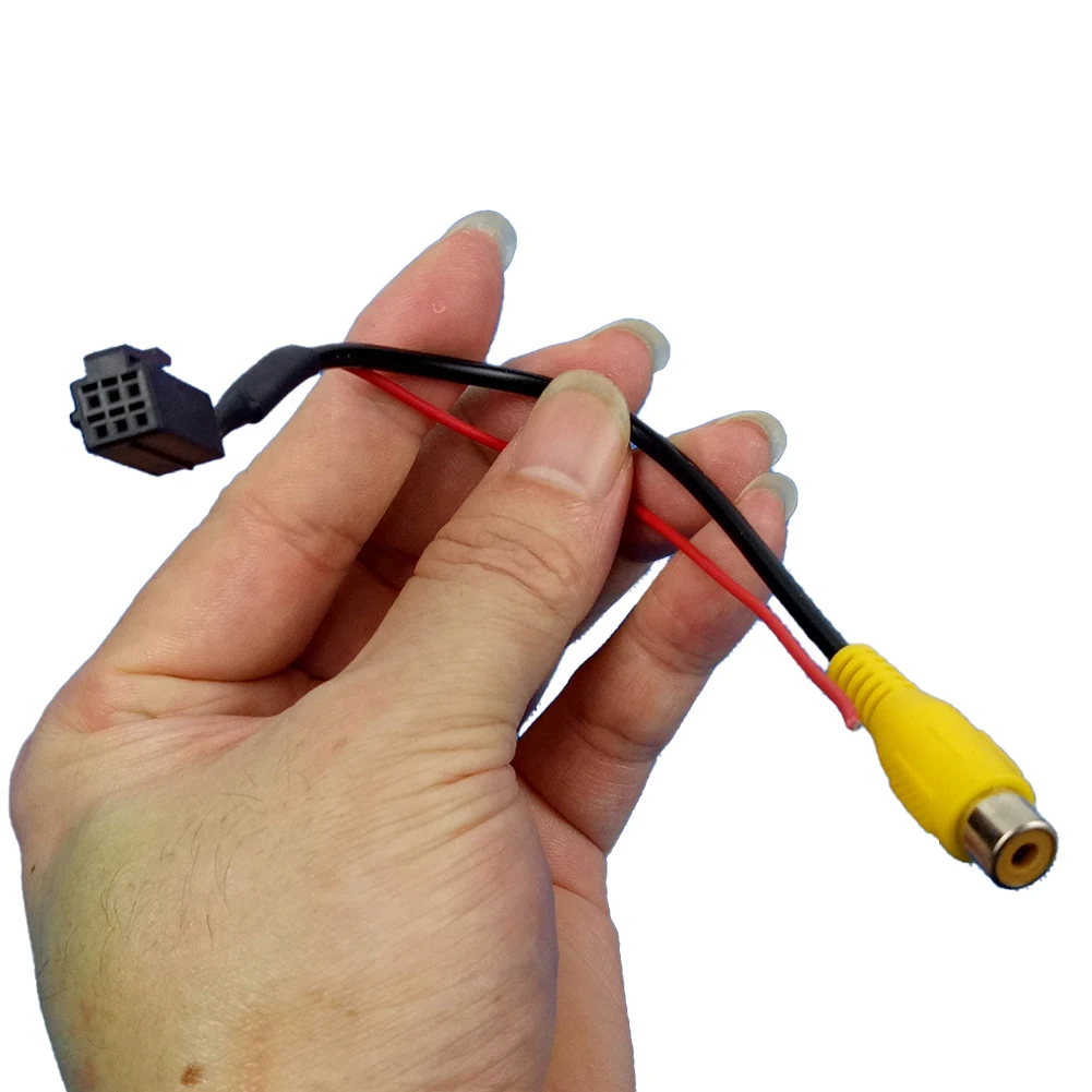 Rear View Camera Video Adapter Cable for Car Navigation System For D106 D116 Quick Installation and Compatibility