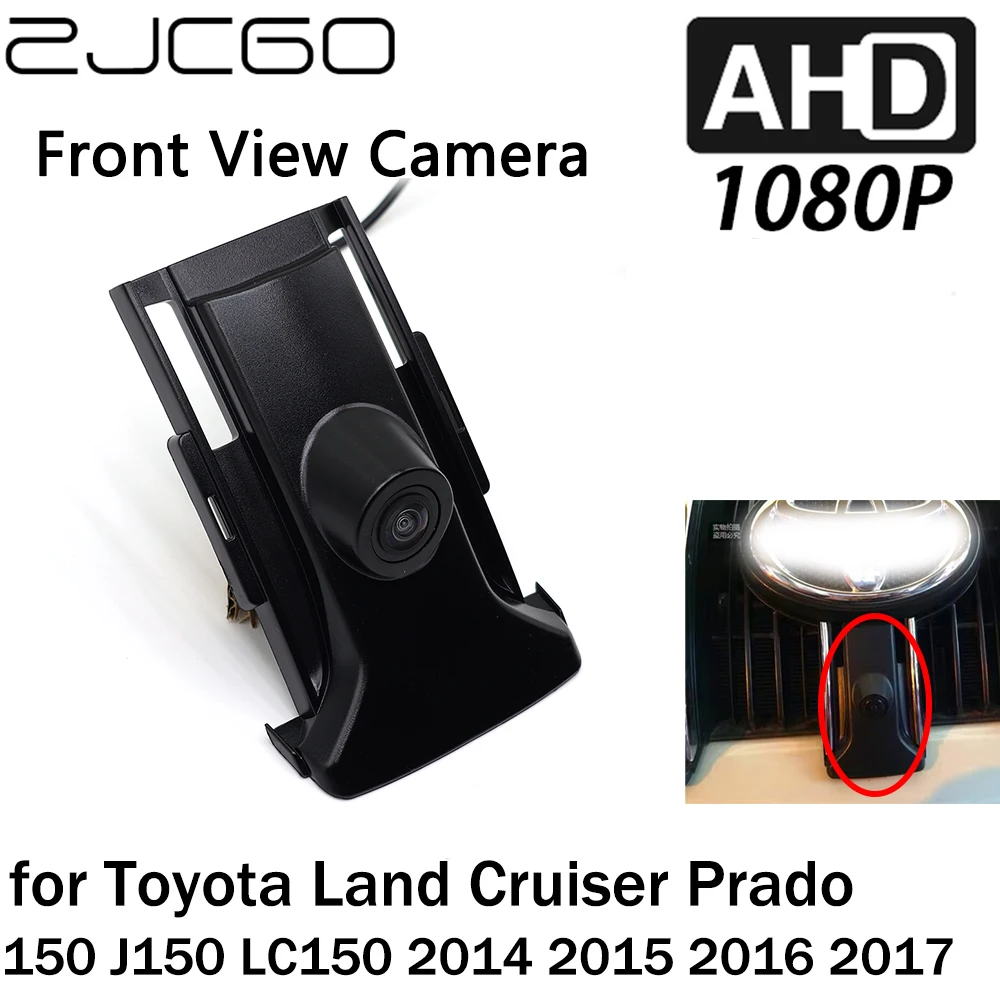 

ZJCGO Car Front View LOGO Parking Camera AHD 1080P Night Vision for Toyota Land Cruiser Prado 150 J150 LC150 2014 2015 2016