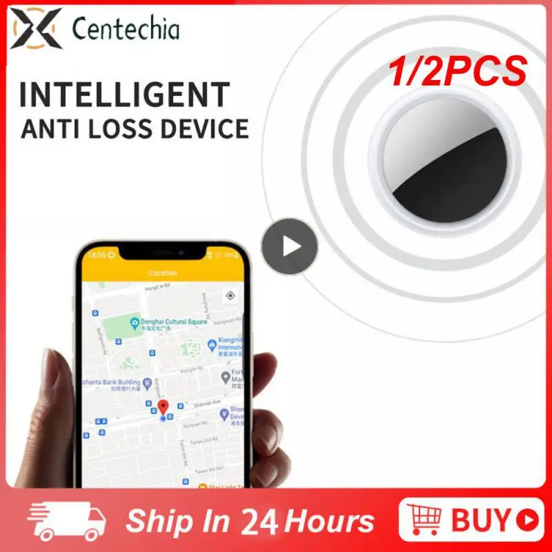 1/2PCS Real Time Tracking Airtags Gps Tracker Private Model Key Wallet Tracker Key Finder Portable Key Search Gps Tracker