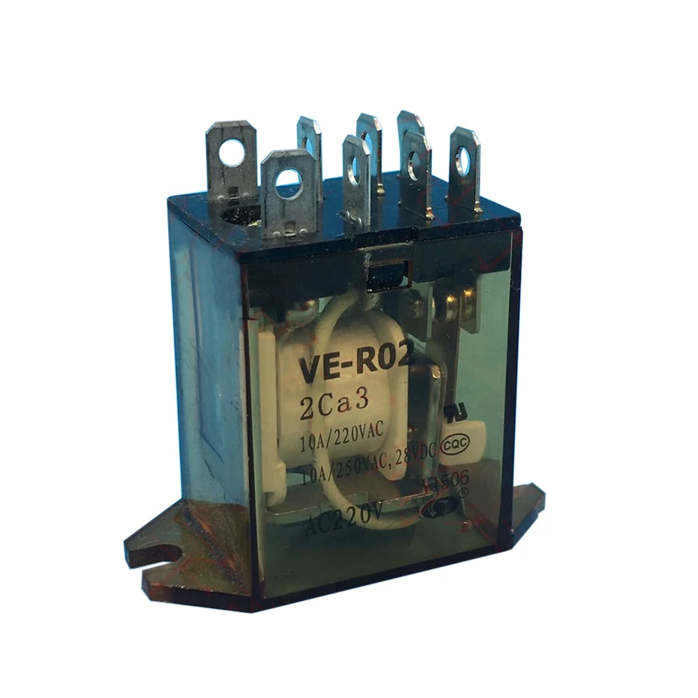 

VE-R02 2Ca2 2Ca3 10A 6 pin 8 pin disinfection cabinet microwave rolling shutter door relay general JQX-13FC 2h6