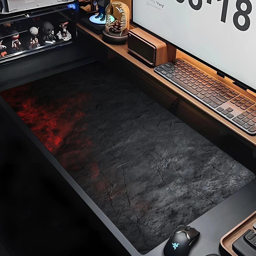 Grey Series XXL Gaming Desk Mat - Large 900x400mm Overlock Mouse Pad