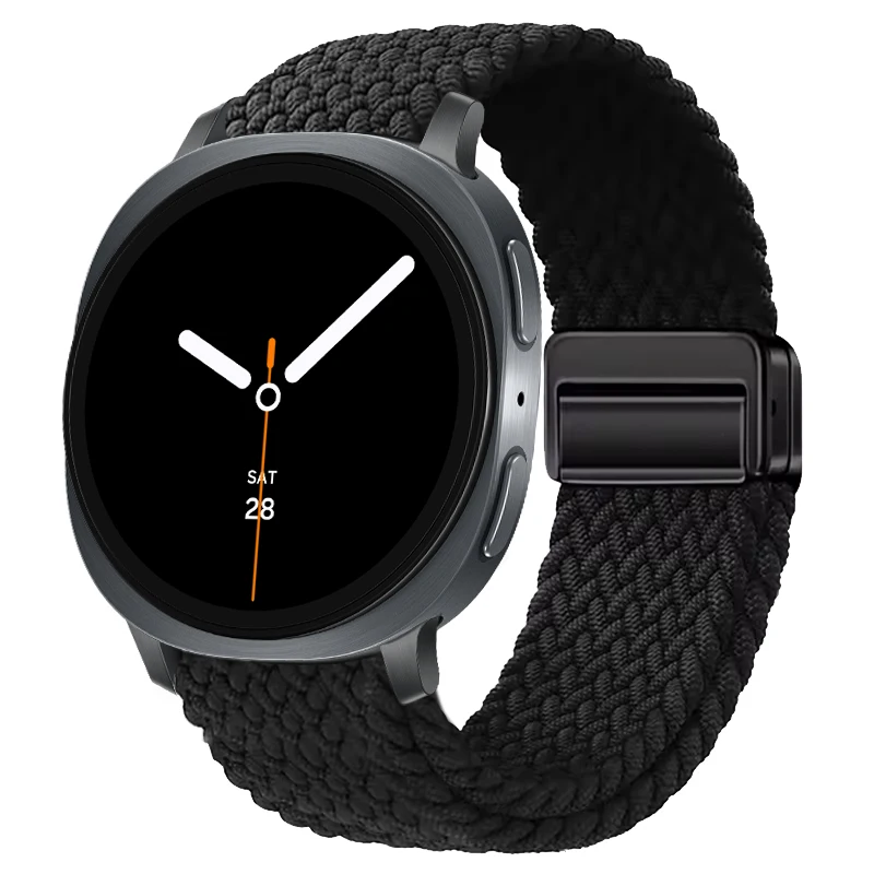 Braided Nylon Solo Loop Magnetic Sports Band Bracelet