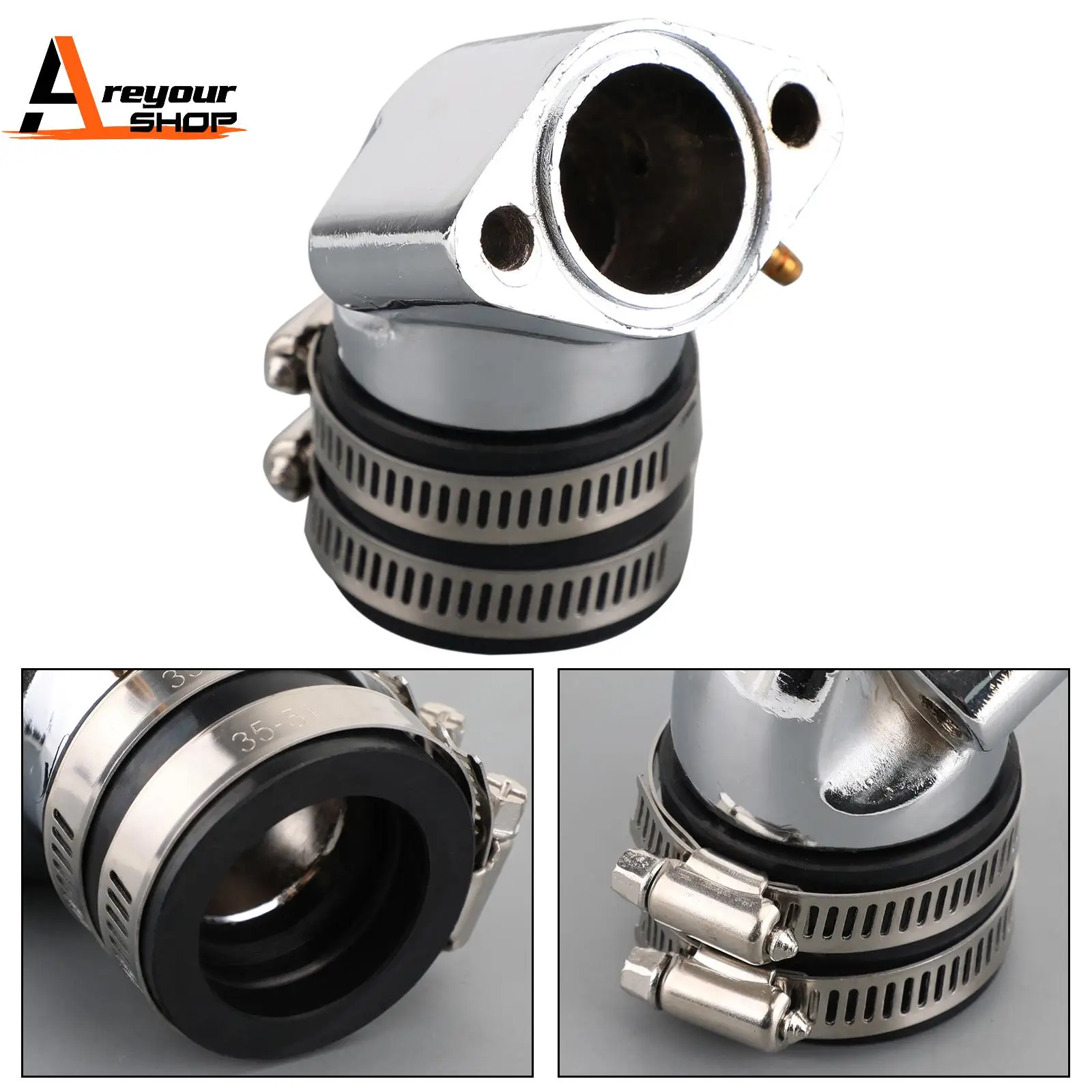 Performance Aluminum Racing Intake Manifold for GY6 125cc 150cc Scooter GoKart