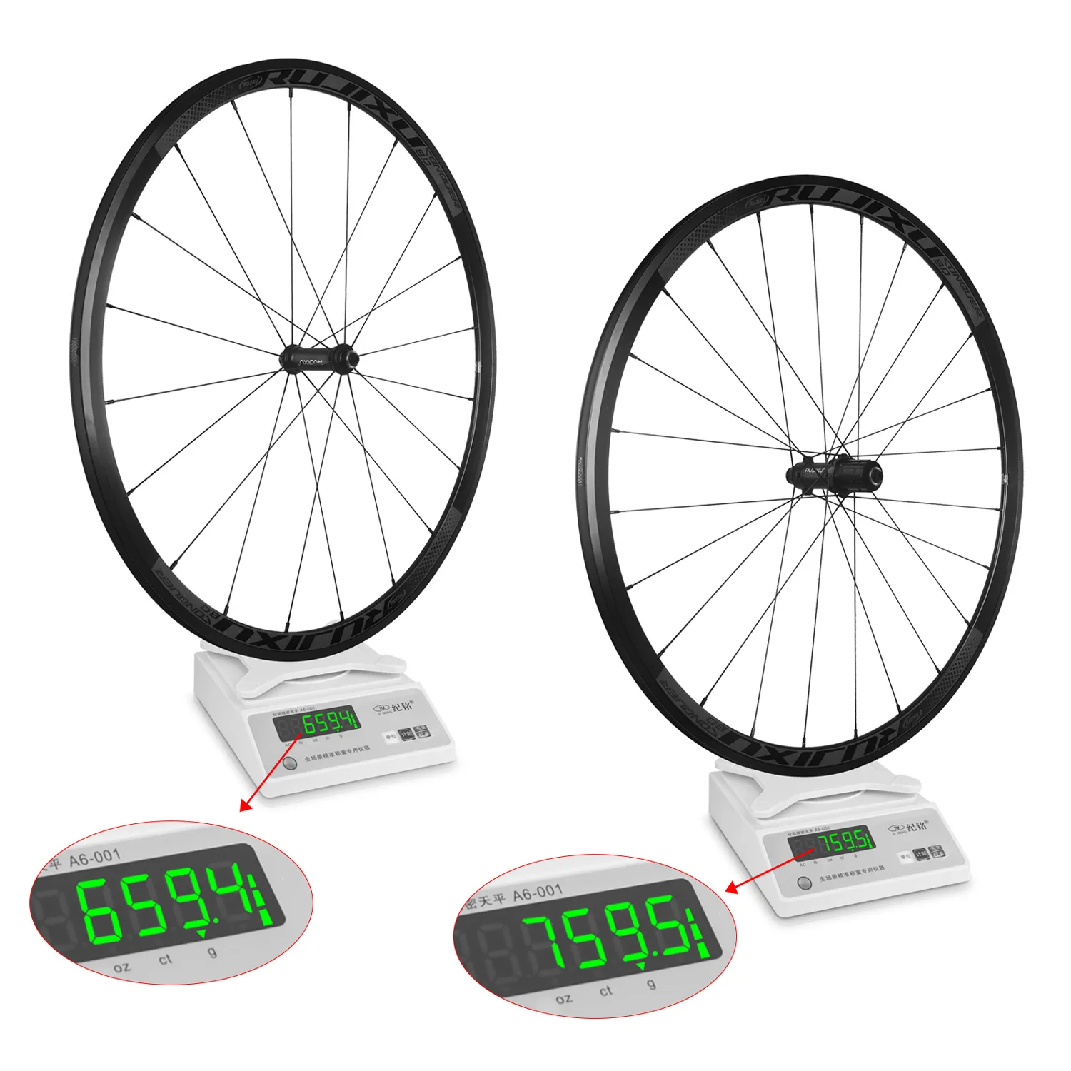 700C Ultra-light Road Bike Wheelset 30/40/50mm High V/C Brakes
