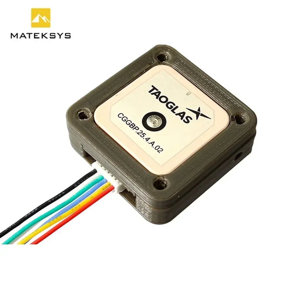 Module GPS multi-constellations M9N-5883 avec boussole QMC5883L, câbles de connexion et antenne céramique.