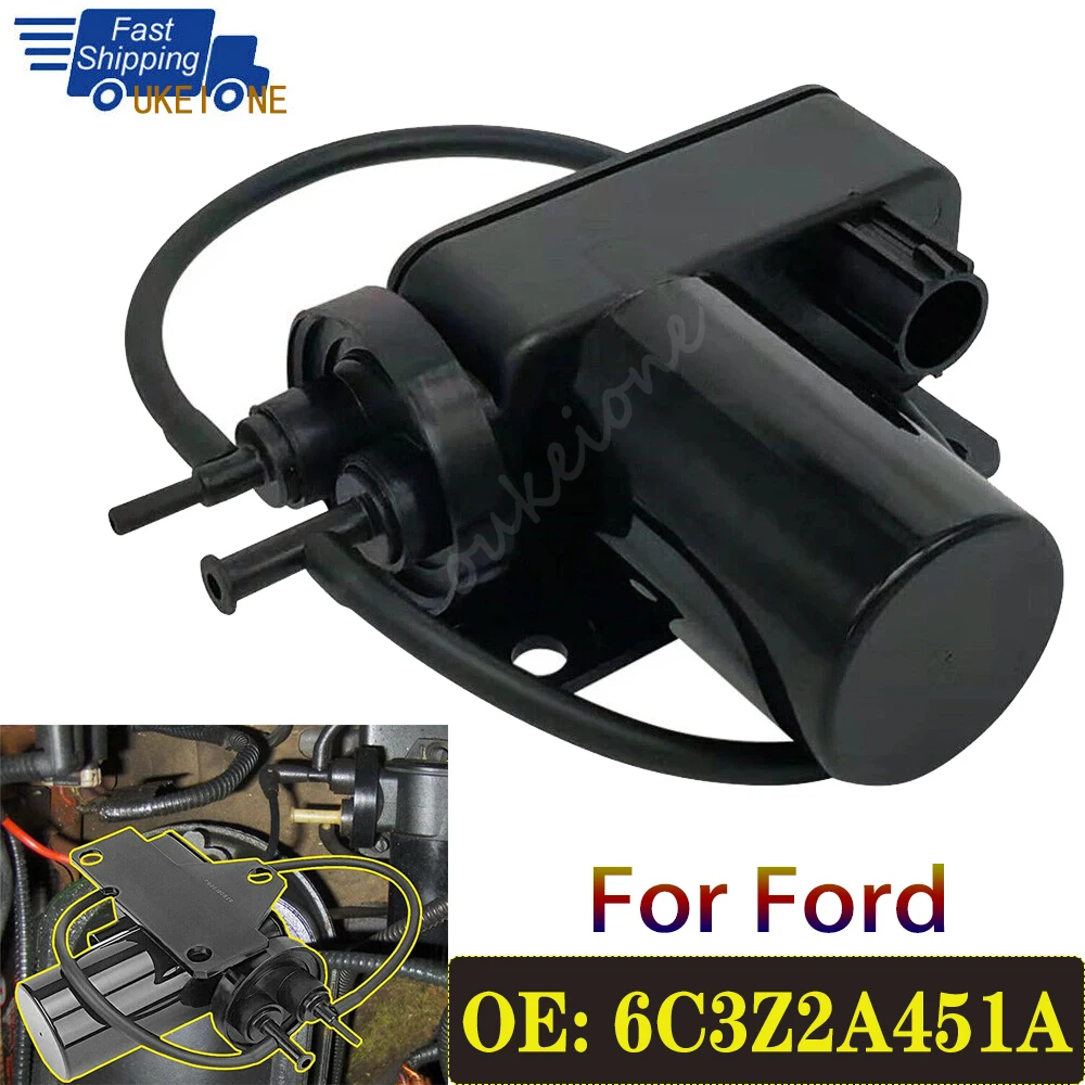 Electric Engine Vacuum Pump for Ford E-350 E-450 Excursion F-250 F-350 F-450 F-550 Dodge Ram 2500 Car Part 6C3Z2A451A 53032373AA electric vacuum pump