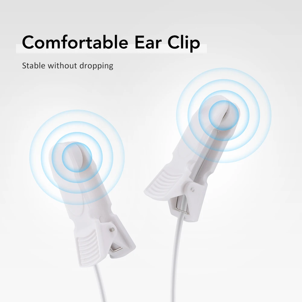 2in1 CES Sleep Aid Ear Clip Device with Microcurrent Pulse Therapy Handheld Relaxation Hypnosis Device Anxiety Insomnia Relief