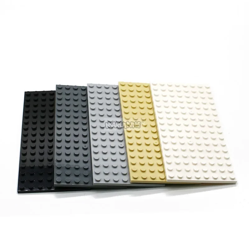 MARUMINE 8x16 Dots Base Plate Particles Building Blocks Compatible 92438 MOC Classic Bricks Accessories DIY Toys for Boys Girls 3