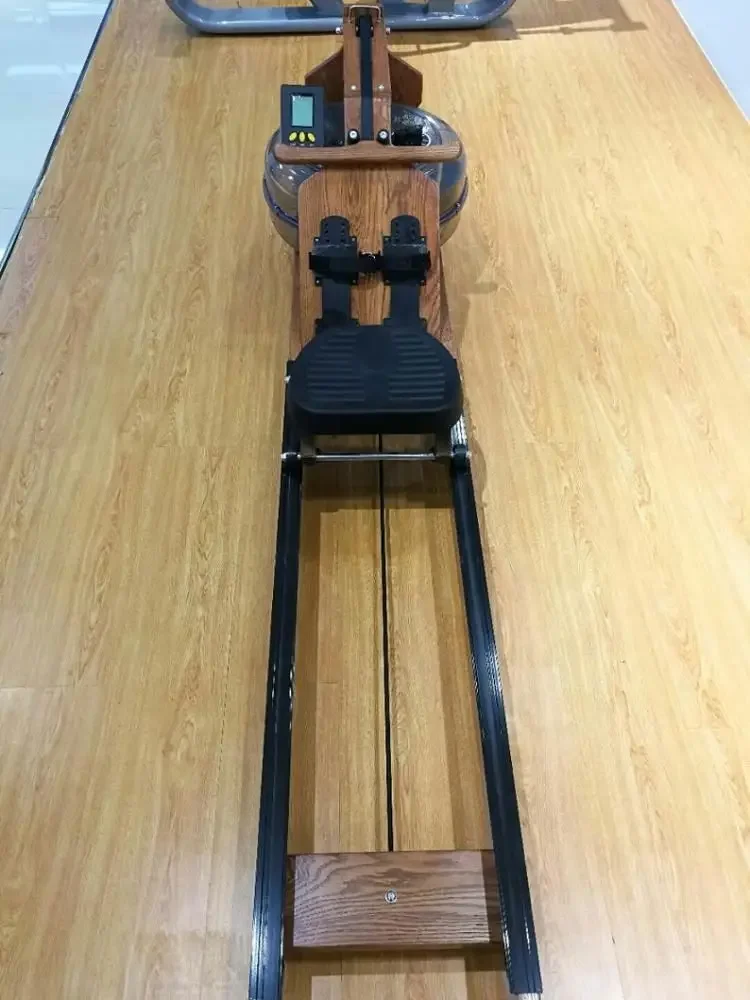 Noiseless Water Resistance Wood Row Machine Commercial Fitness Equipment Water Rowing Machine