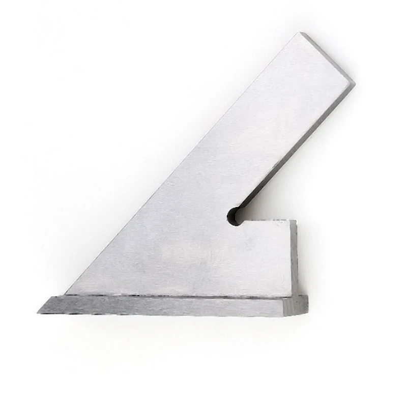 Precision Steel Industrial Try Square with Wide Base - 45-Degree Angle