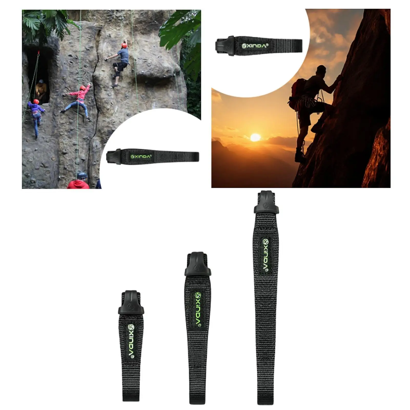 Keylock Quickdraw Lightweight Short Connection Strap Climbing Gear Rock Climbing Quickdraw for Aid Climbing Sport Rock Climbing Keylock Quickdraw Lightweight Short Connection Strap Climbing Gear Rock Climbing Quickdraw for Aid Climbing Sport Rock Climbing