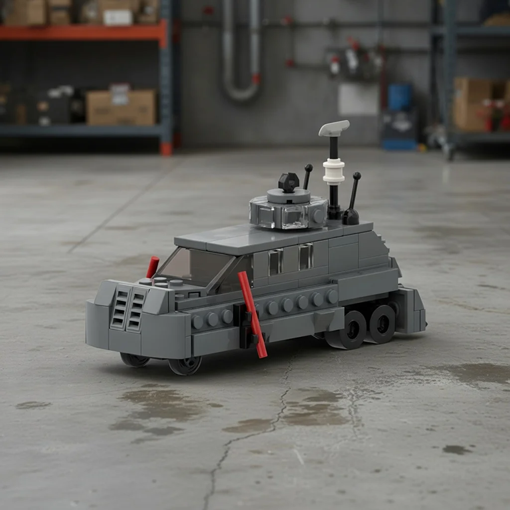 MOC TIV2 토네이도 인터셉트 차량 빌딩 블록 스톰 체이서 장갑차 DIY ..