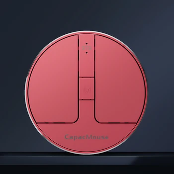 Wireless Mouse 3 Mode BT 5.2/2.4G/USB Mini Capacitive Mouse Cordless Mice 3 Adjustable DPI Rechargeable with USB Receiver for PC 2