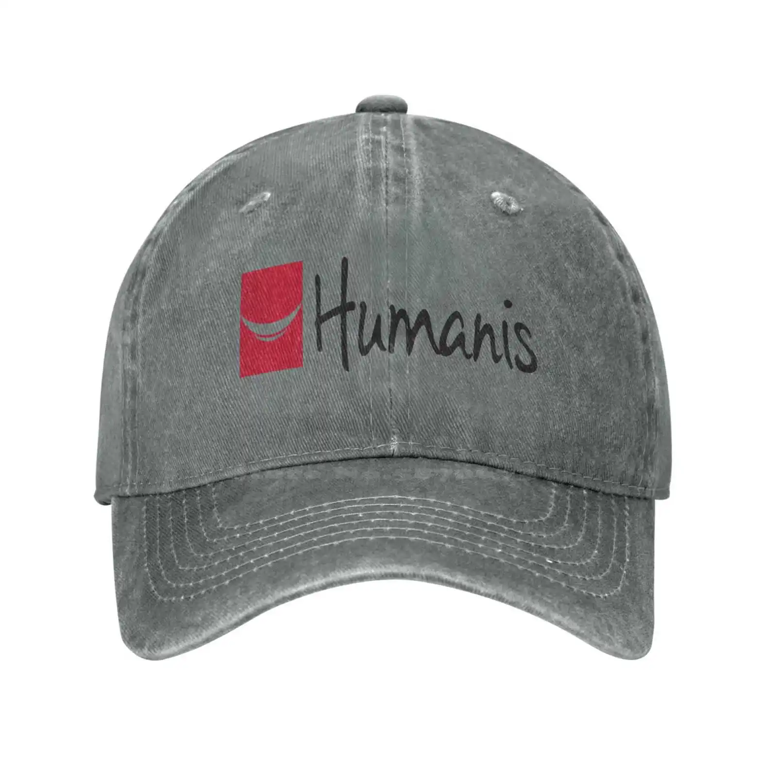 

Повседневная джинсовая бейсболка с принтом логотипа Humanis