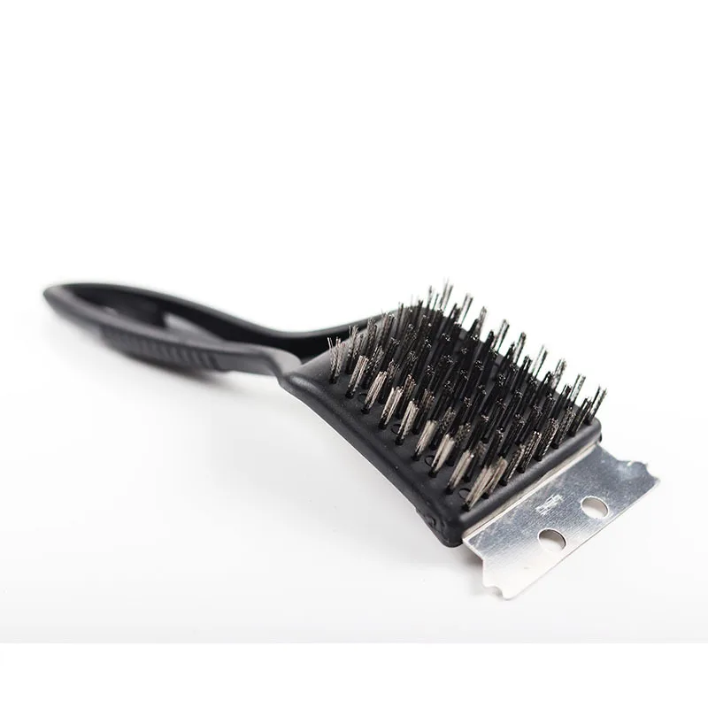 Stainless Steel Wire Cleaning Brush Barbecue Grill Brush Non-stick BBQ Outdoor Home BBQ Accessories Tools