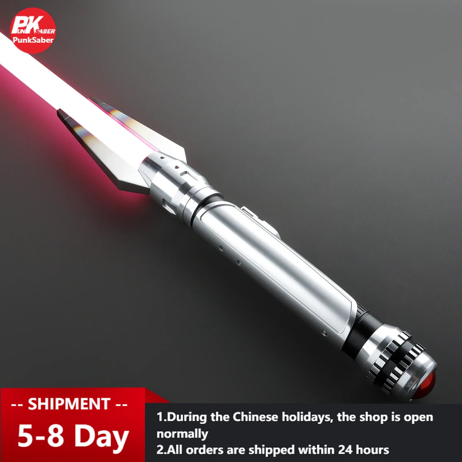 

PunkSaber Lightsaber Neopixel Jedi Laser Sword Heavy Dueling Sensitive Smooth Infinite Changing Hitting Sound Light Saber Toy