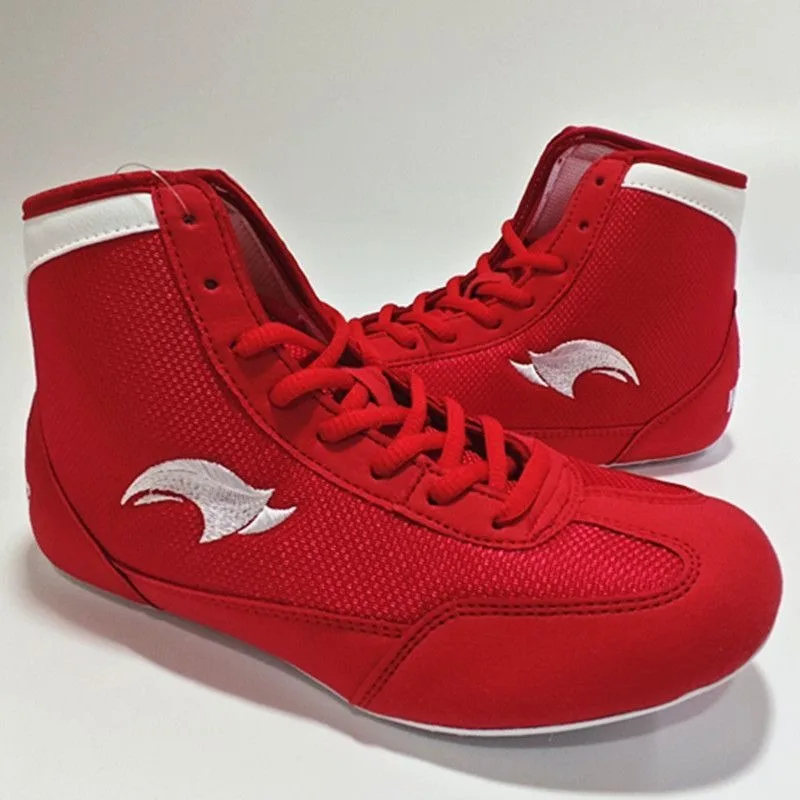 Original Brand Unisex Wrestling Sneaker Anti Slip Boxing Fighting Gym Training Shoe Indoor Mesh Competition Sport Fighting Shoe
