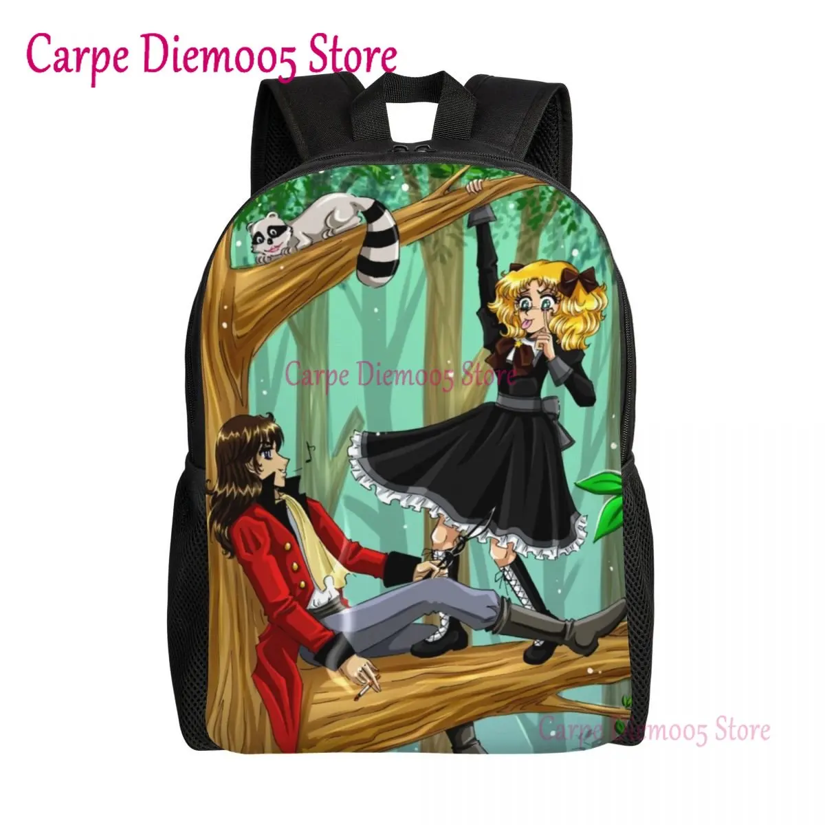 

Candice And Terry Grandchaster In The Forest дорожный рюкзак школьный рюкзак для компьютера сумка для книг конфеты студенческие рюкзаки для колледжа