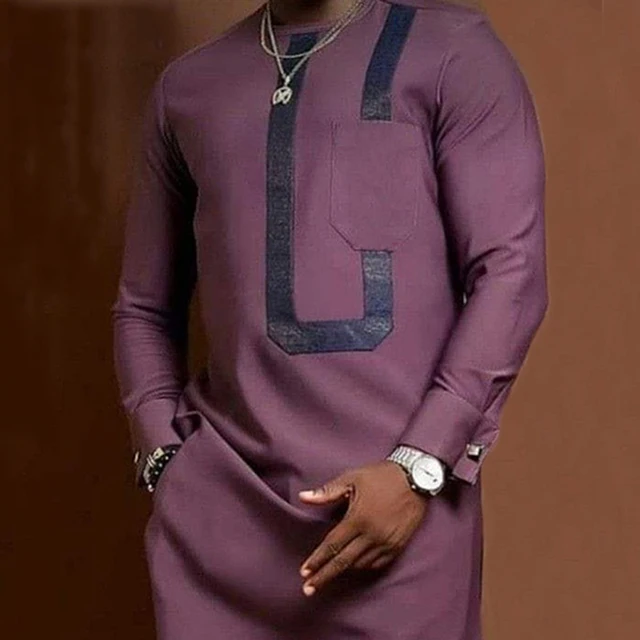 Amadi Long Sleeve Dashiki Outfit - Image 3