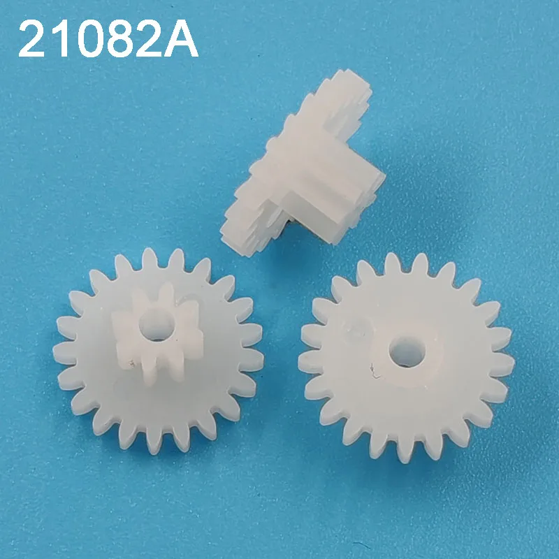 21082A Gears 0.5M 21 + 8 Double-layer Pinion Folding Plastic Gear Toy Car Accessories 10PCS