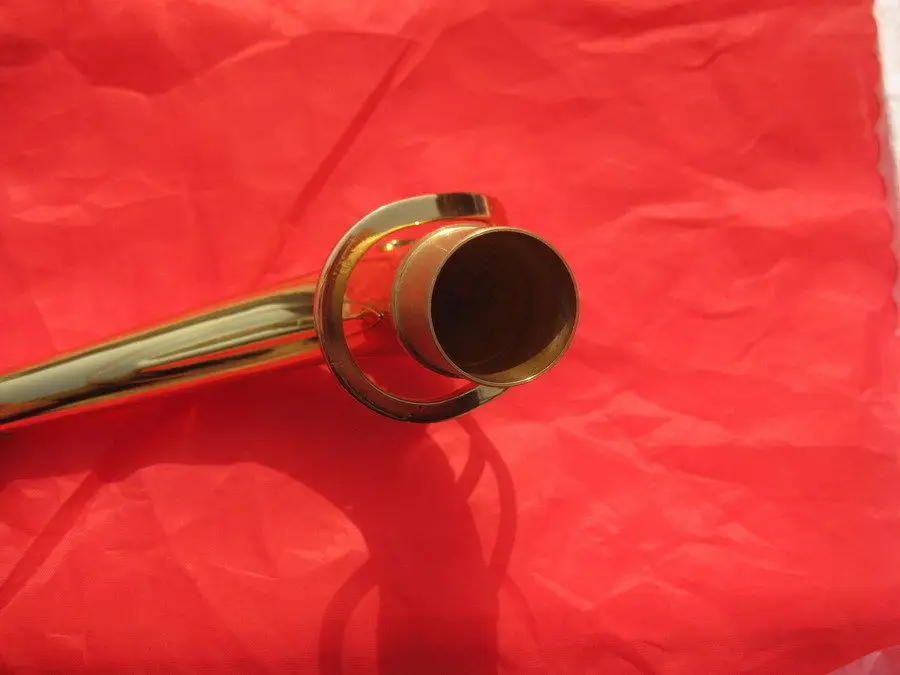 Alto Saxophone Neck Gold Lacquer, New