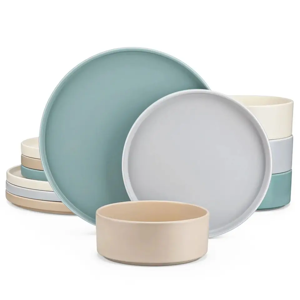Stoneware Dinnerware Set for Stylish Dining