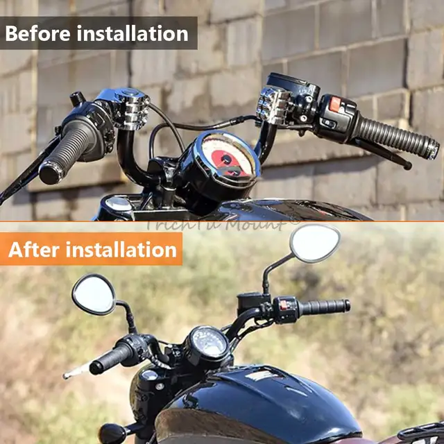 Motorcycle Rear View Mirror For Indian Scout Bobber Chief Chieftain Roadmaster Springfield 2014-2024 Side Mirrors Accessories