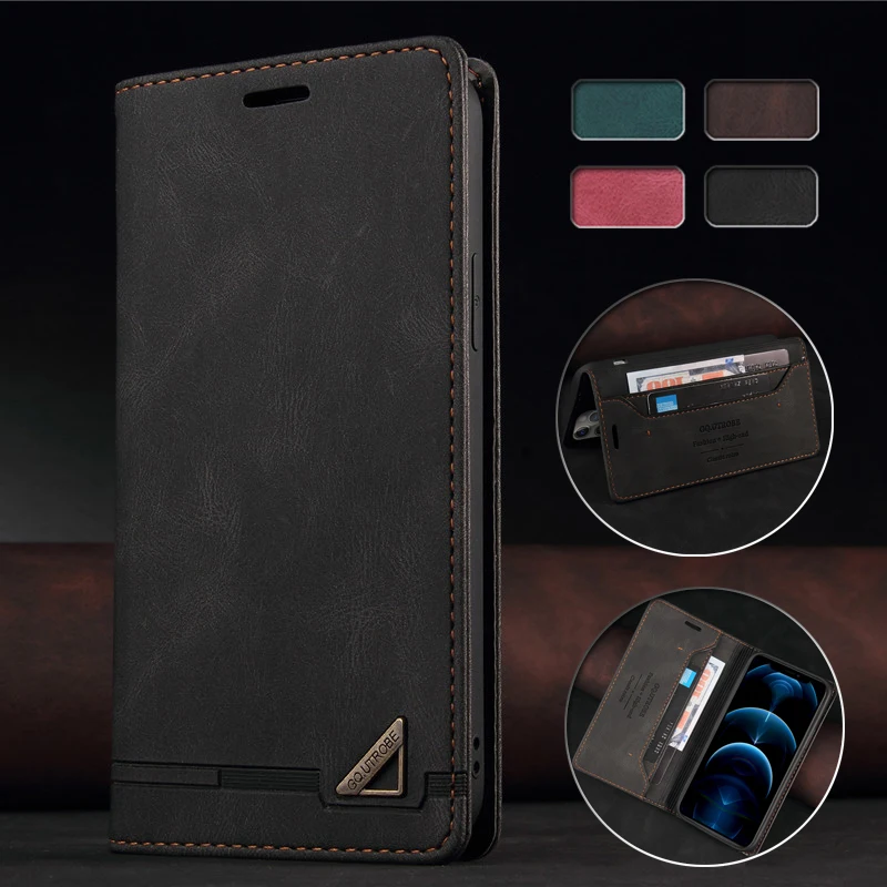 

Magnetic Wallet Flip Cover Case For Samsung Galaxy A54 A34 A14 A04 A53 A33 A73 5G A04S Coque Cover Anti-theft Leather Phone Bags