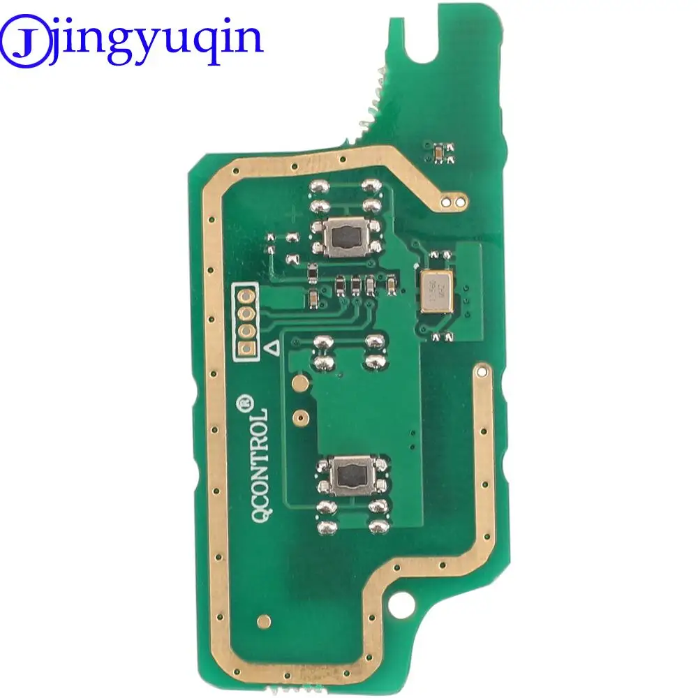 jingyuqin CE0536 ASK/FSK Modified Flip Remote Car Key For Citroen PICASSO C2 C3 C4 C5 C6 C8 VA2/HU83 433MHz PCF7961 2/3 BTN car remote key car key