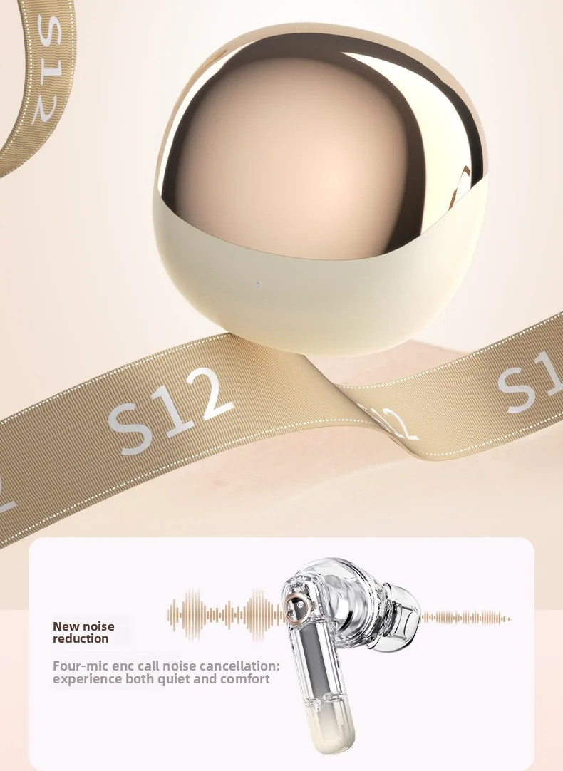 Bluetooth Earphones Comfortable Long-Wearing Earbuds New 2025 Model Pain-Free De
