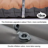 Ultralight Self-inflating Air Mattress Thicken Sleeping Pad Splicing Inflatable Bed Beach Picnic Mat Camping Tent Air Cushion 4
