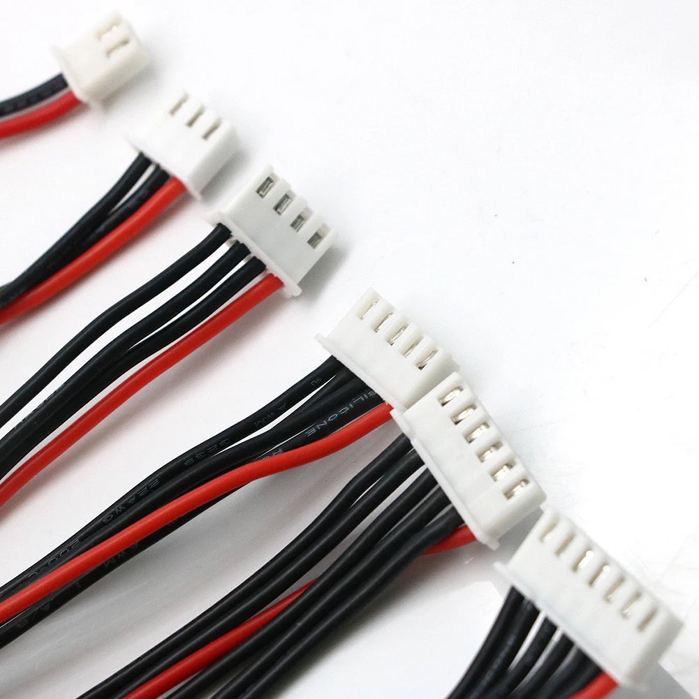 5 개/몫 JST-XH 1S 2S 3S 4S 5S 6S 20cm 22AWG Lipo 밸런스 와이어 연장 RC Lipo 배터리 충전기 용 케이블 리드 코드 충전