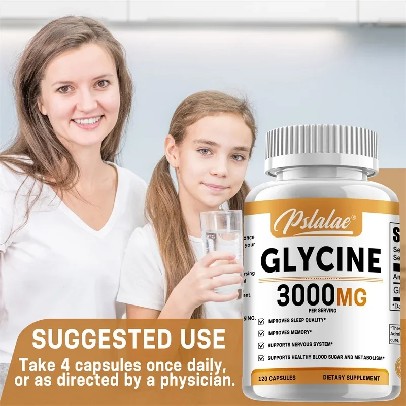 Glycine promotes relaxation restful sleep supports cognitive function emotional balance neurological health