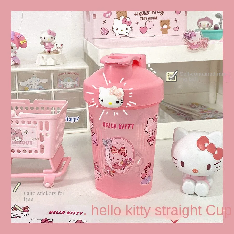 Hello Cat Shaker Bottle, Kitty Blender Bottle, Kawaii Kitty, Shaker Bottle, Blender  Bottle, Fitness Bottle, HK, Pink Kitty, Hello Kawaii 