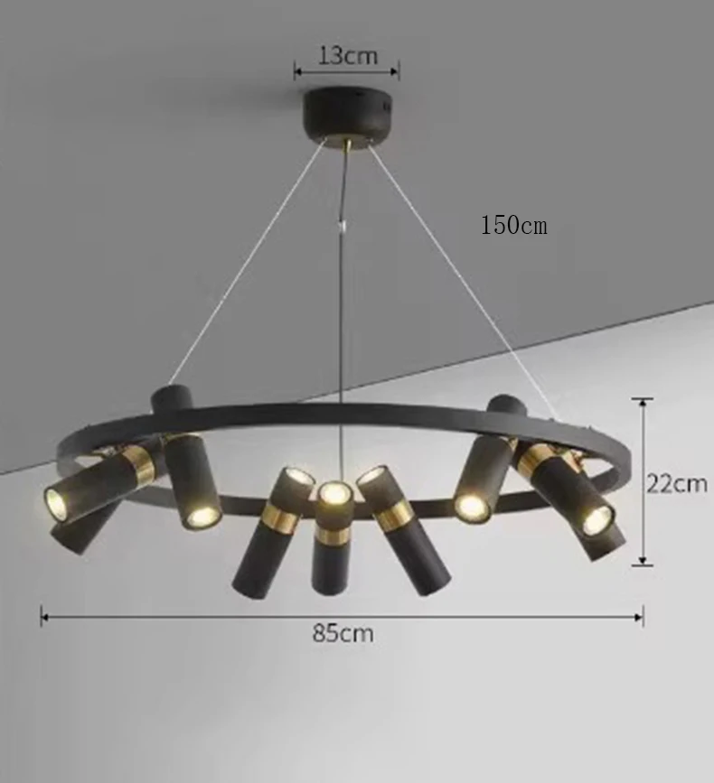 Description Picture 5 of itemModern dine dining room Pendant lights indoor lighting Ceiling lamp hanging light led Chandeliers for living room indoor lightin