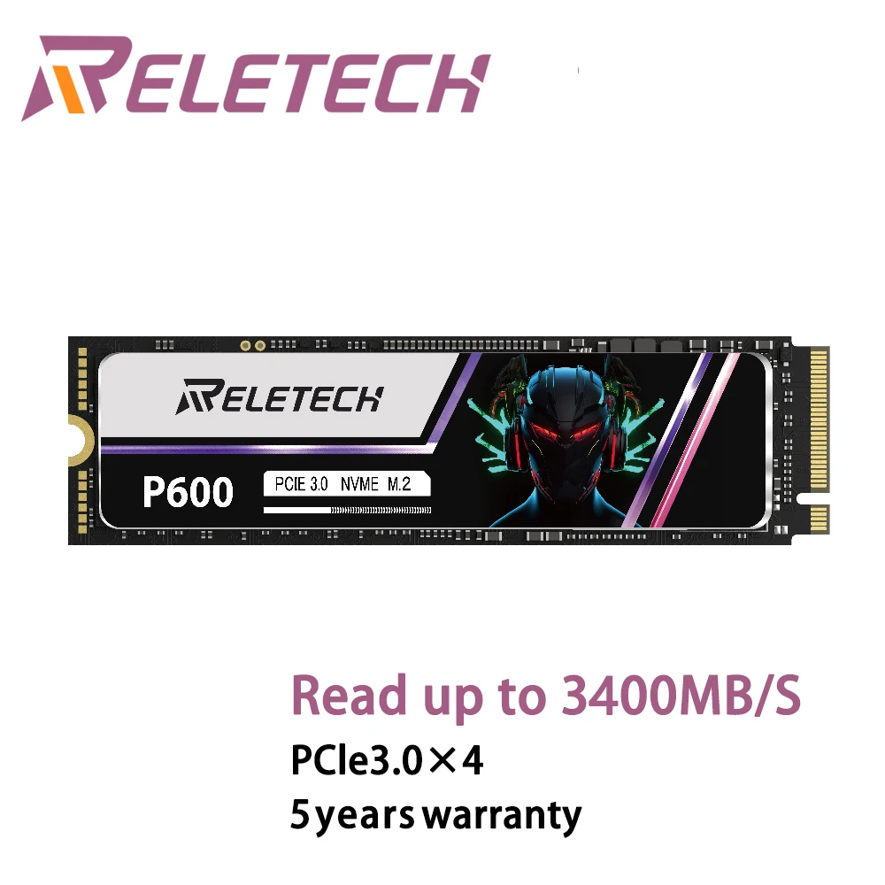 Reletech M2 Ssd Nvme 1Tb 512Gb Ssd M.2 2280 Pcie Ssd Disco Interno A Stato Solido Laptop Noteboook Desktop