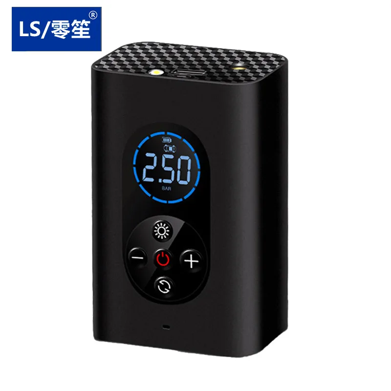 

Автомобильный насос LS беспроводной, портативный насос для накачки шин, 150psi, с HD цифровым экраном, воздушный компрессор для велосипеда и мотоцикла