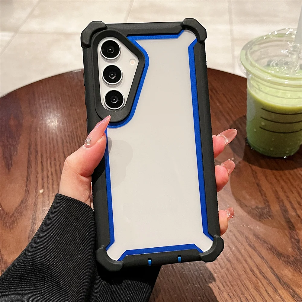 Premium Heavy-Duty Dual Layer Transparent Phone Case Cover