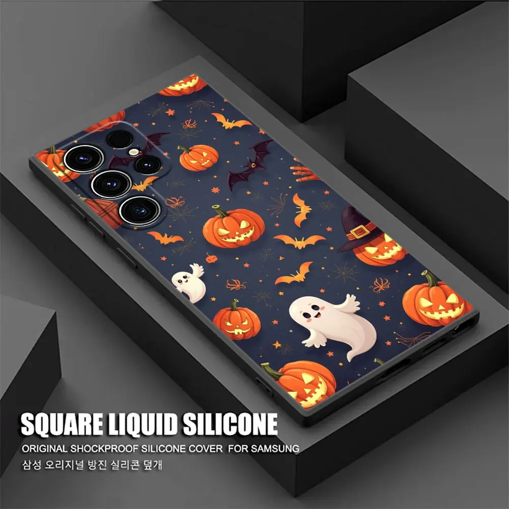 Halloween Ghost Design Soft Phone Case