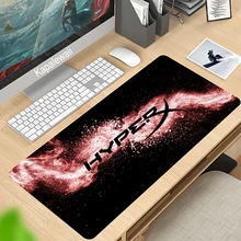Hyperx mouse pad gamer tapete de mesa grande mousepad gamer acessórios xxl computador teclado almofada de mesa anti deslizamento de borracha natural