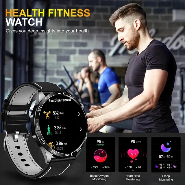 Watch GT4 Smartwatch for Men: A Versatile Companion for Health, Fitness, and Connectivity