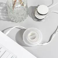 Rotatable Wire Winder Box Portable Round Wire Organizer Cord Cable Winder Management Storage Box for Charging Data Line Tidy 4