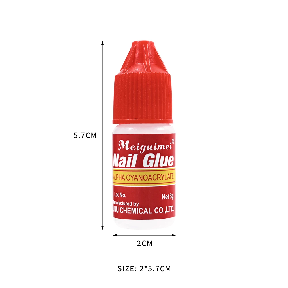 10/5/1pcs Extra-Strong Nail Glue Quick Dry Nail Tips Adhesive Acrylic Nail Glue Professional DIY Rhinestone False Nail Glue 6